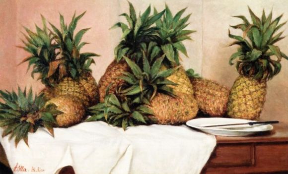 Francisco Oller - Pineapples ca 1912-1914