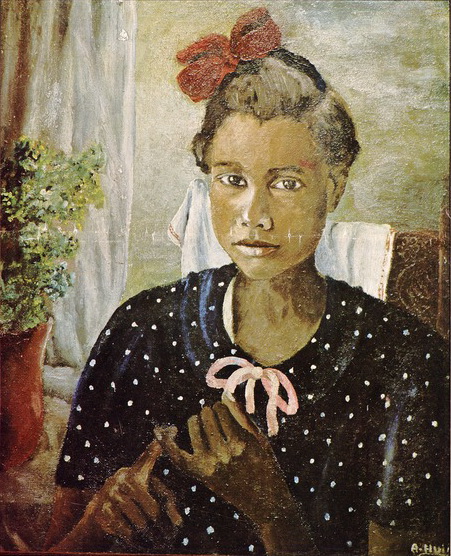 Albert Huie - the counting lesson - 1938